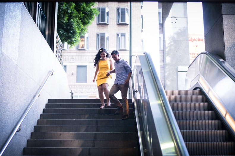 Downtown LA Engagement_Vivian Lin Photo_7819