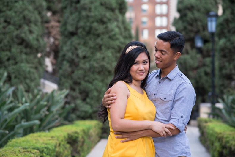 Downtown LA Engagement_Vivian Lin Photo_7959