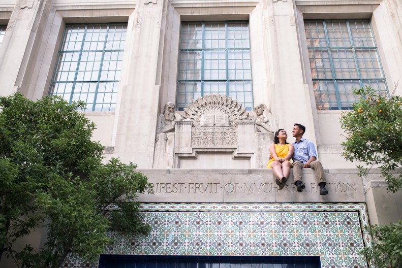 Downtown LA Engagement_Vivian Lin Photo_7974